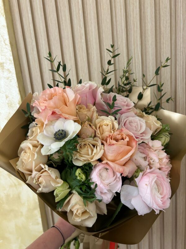 Buchet pastelat premium - delicatete si eleganta naturala